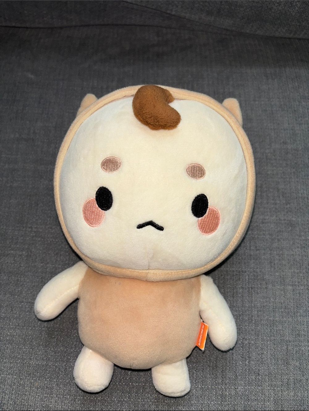 Bonicrew Goblin Cute Beige & Cream Plush Doll EUC